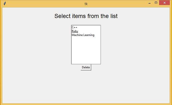 how-to-remove-multiple-selected-items-in-the-listbox-in-tkinter